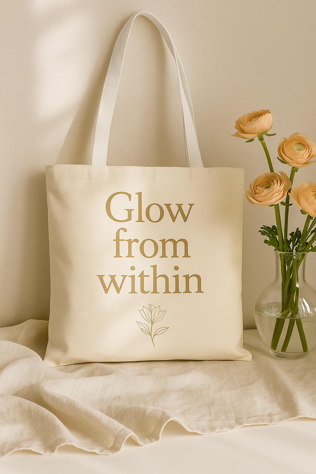 Glow From Within – VYBELLA Tote Bag